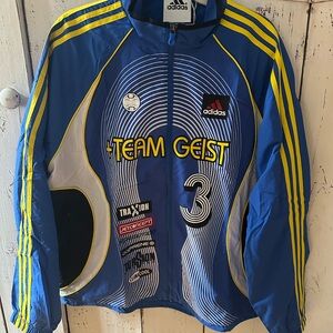 Adidas Originals Team Geist Blue Jacket BNWT men’s size medium